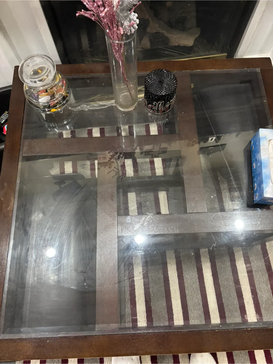 Glass Top coffee  Table set
