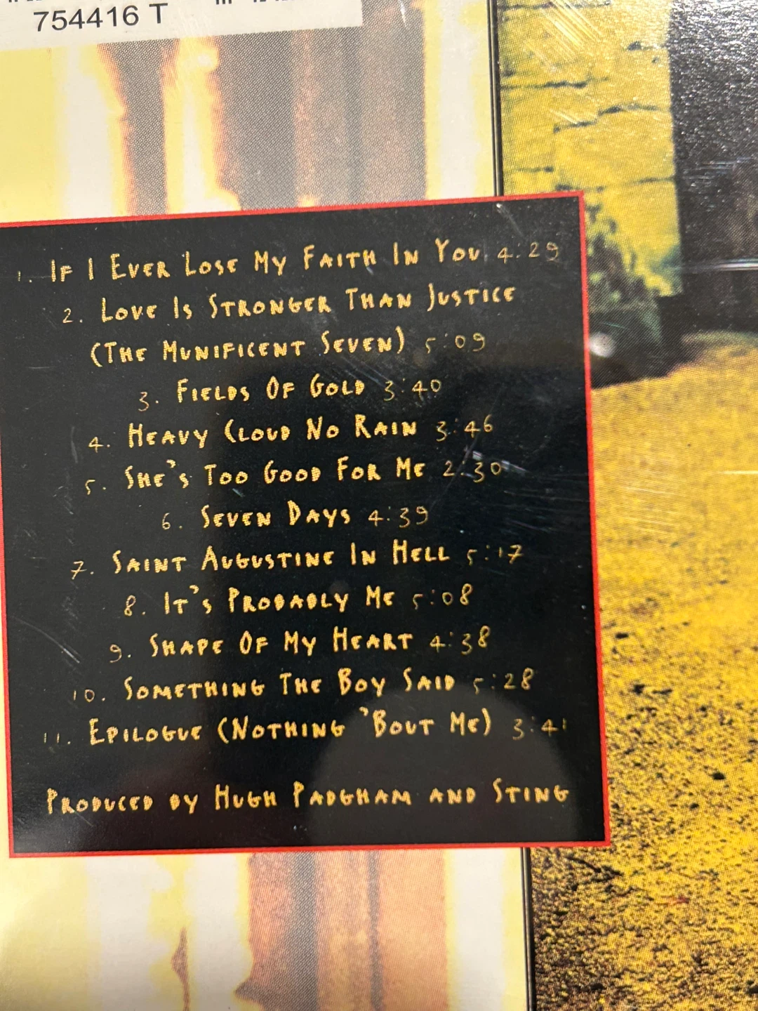 Sting - Ten Summoner's Tales CD - photo 2