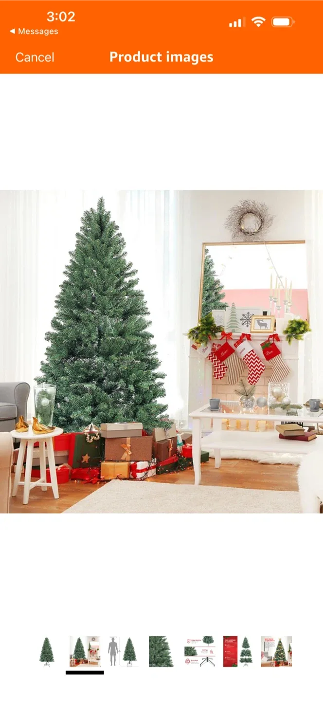 Brand New 6ft. tall Green Christmas Tree New in Box Never Used