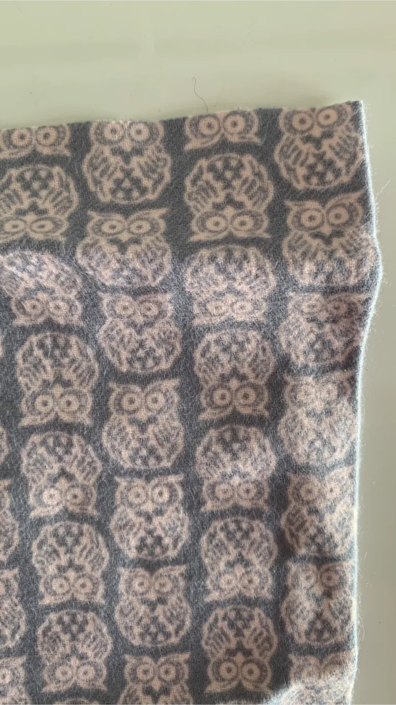6 Yards of Owl Flannel Fabric