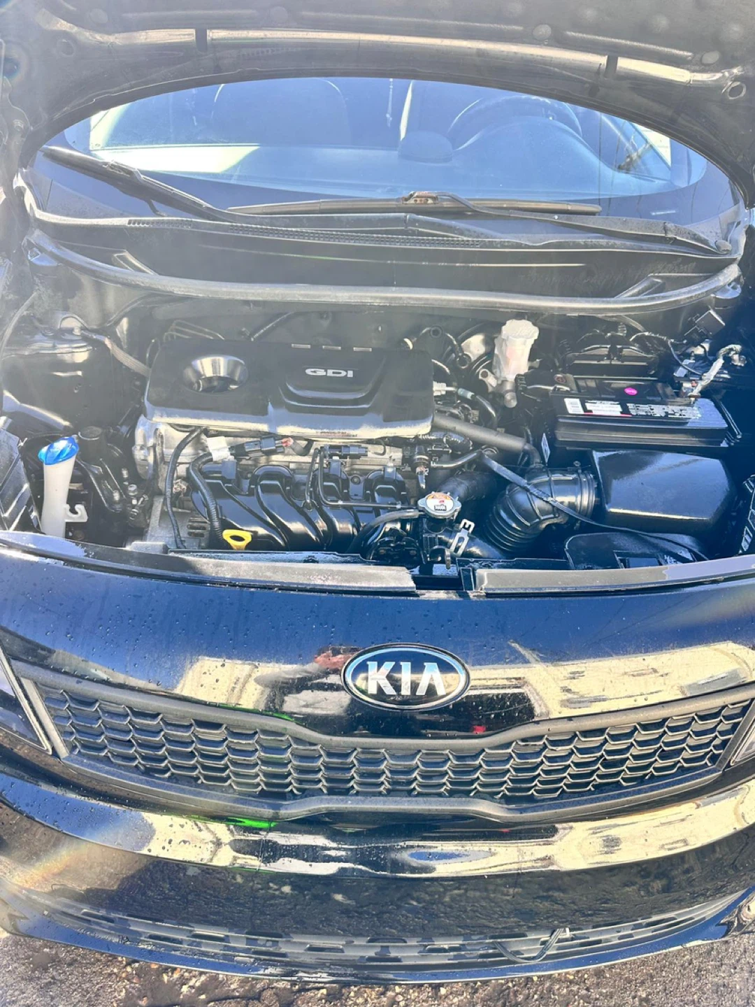 Black Kia Rio Sedan - photo 3