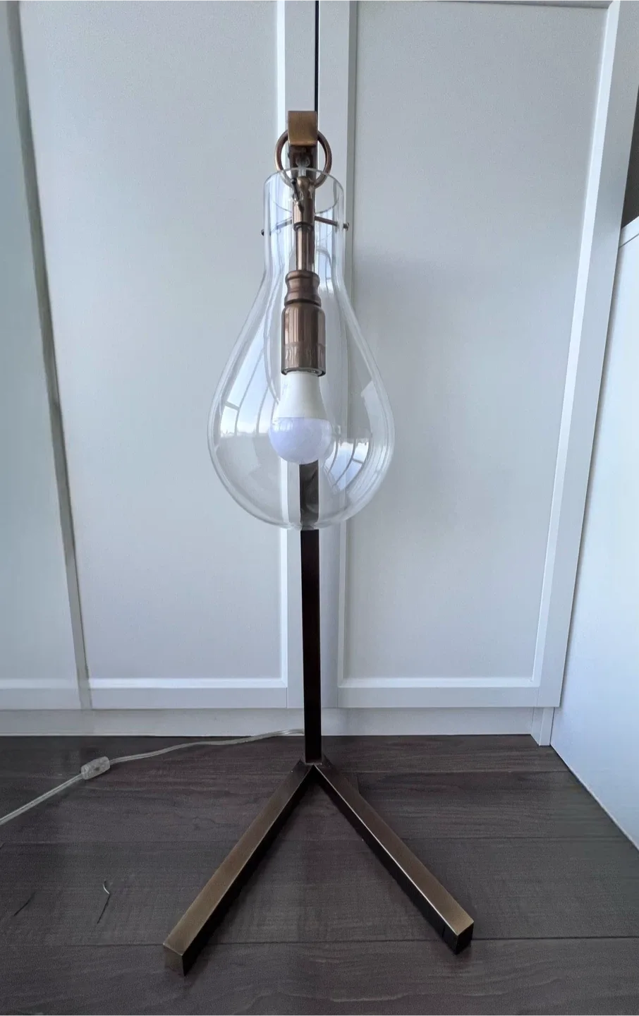 Glass Bulb Style Table Lamp