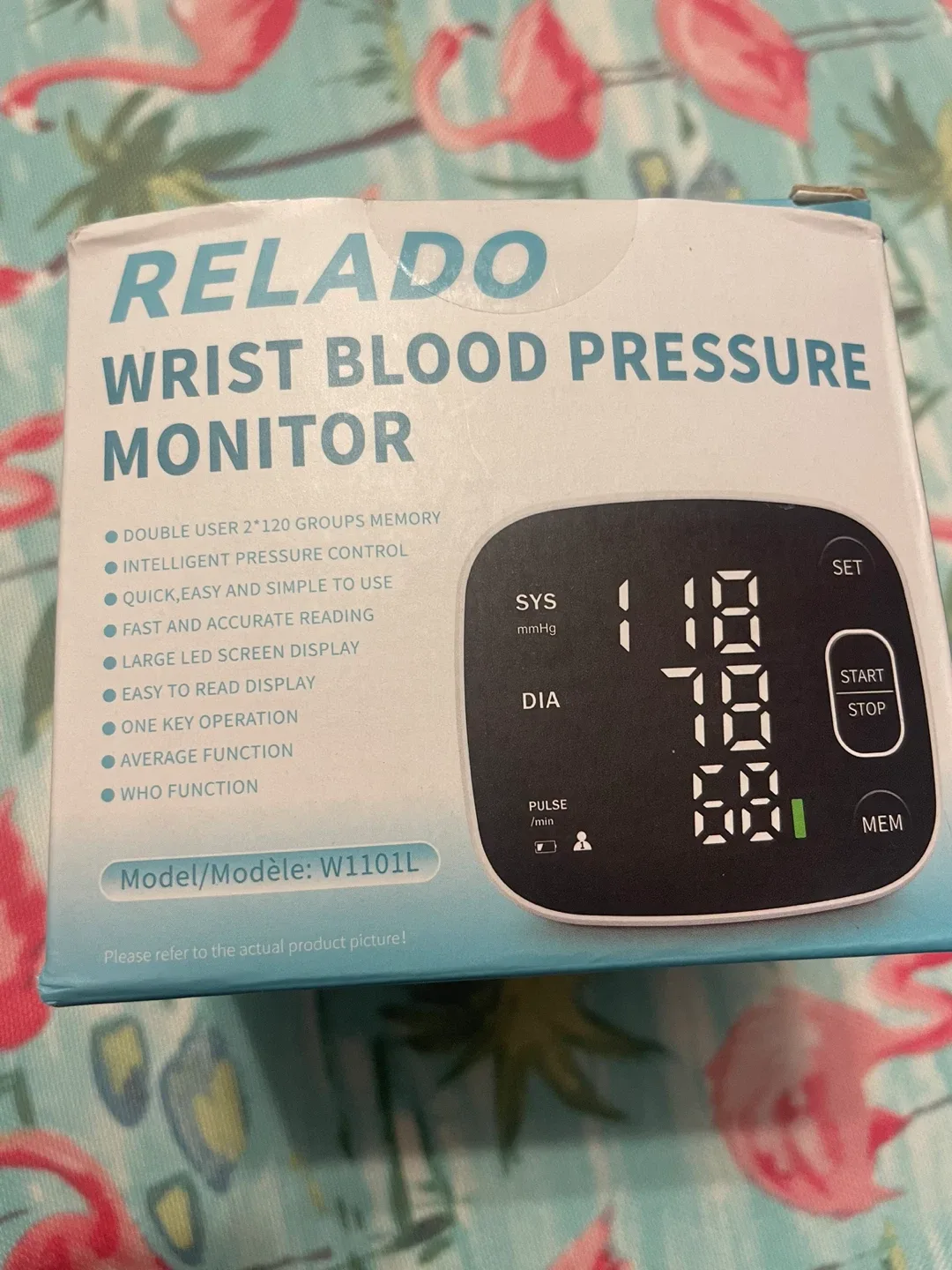 NEW! Relado Wrist Blood Pressure Monitor W1101L - New image indicator(2)