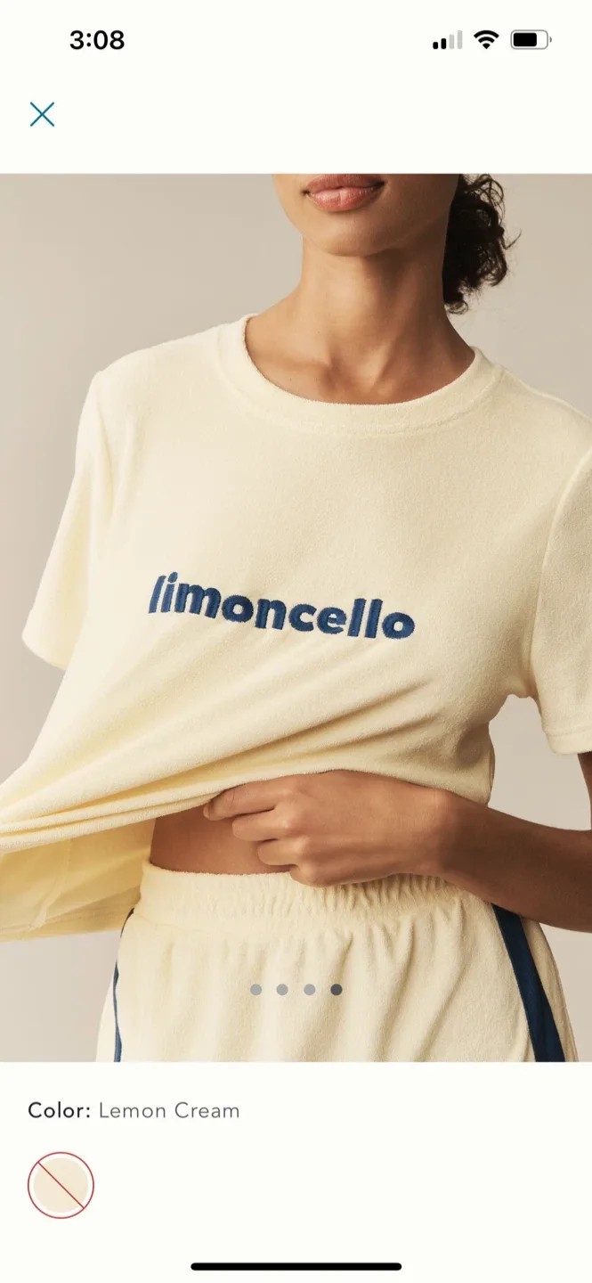 BNWT Anthropologie Terry Mini Skirt XS image indicator(4)