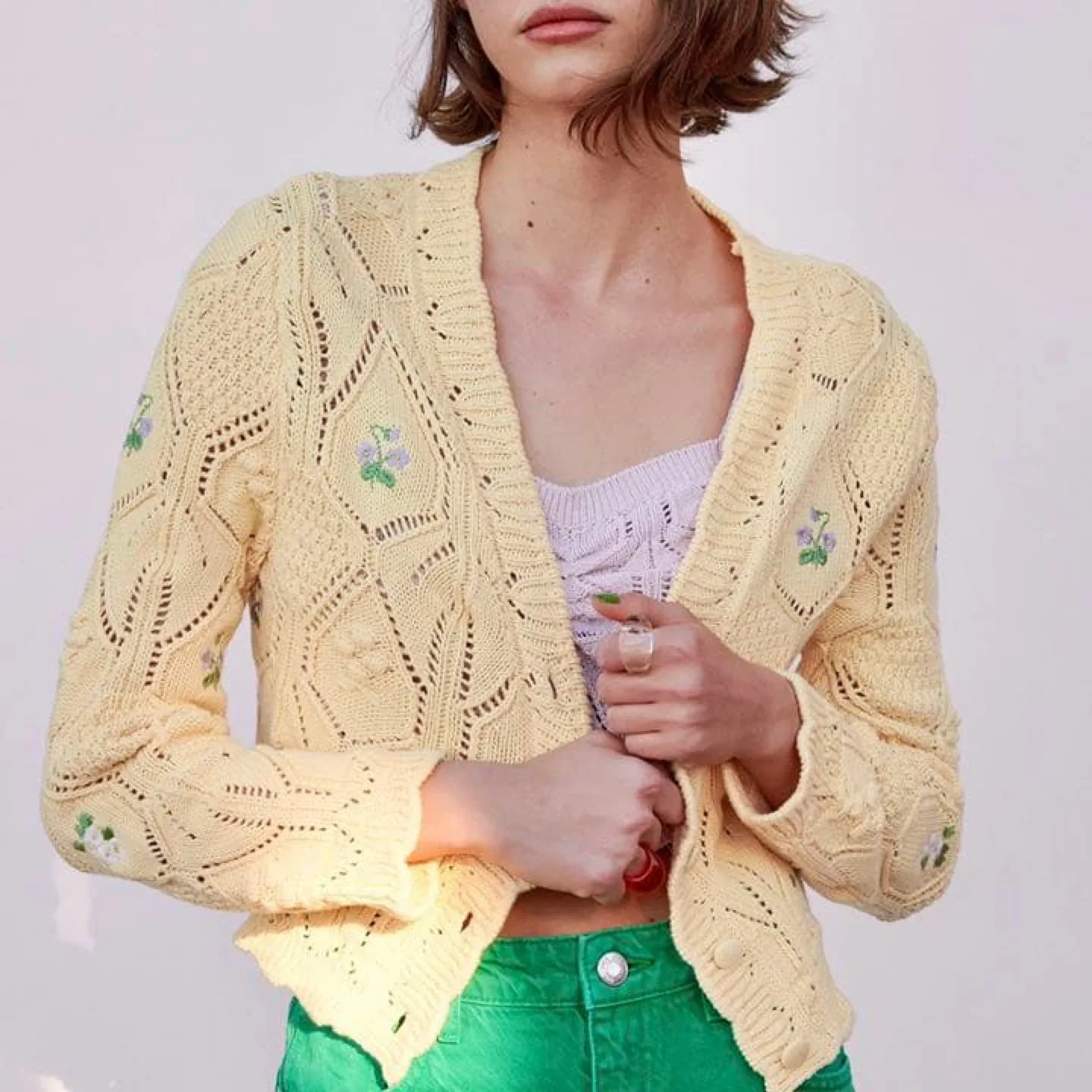 New Zara Knit Cardigan - Size S image indicator(2)