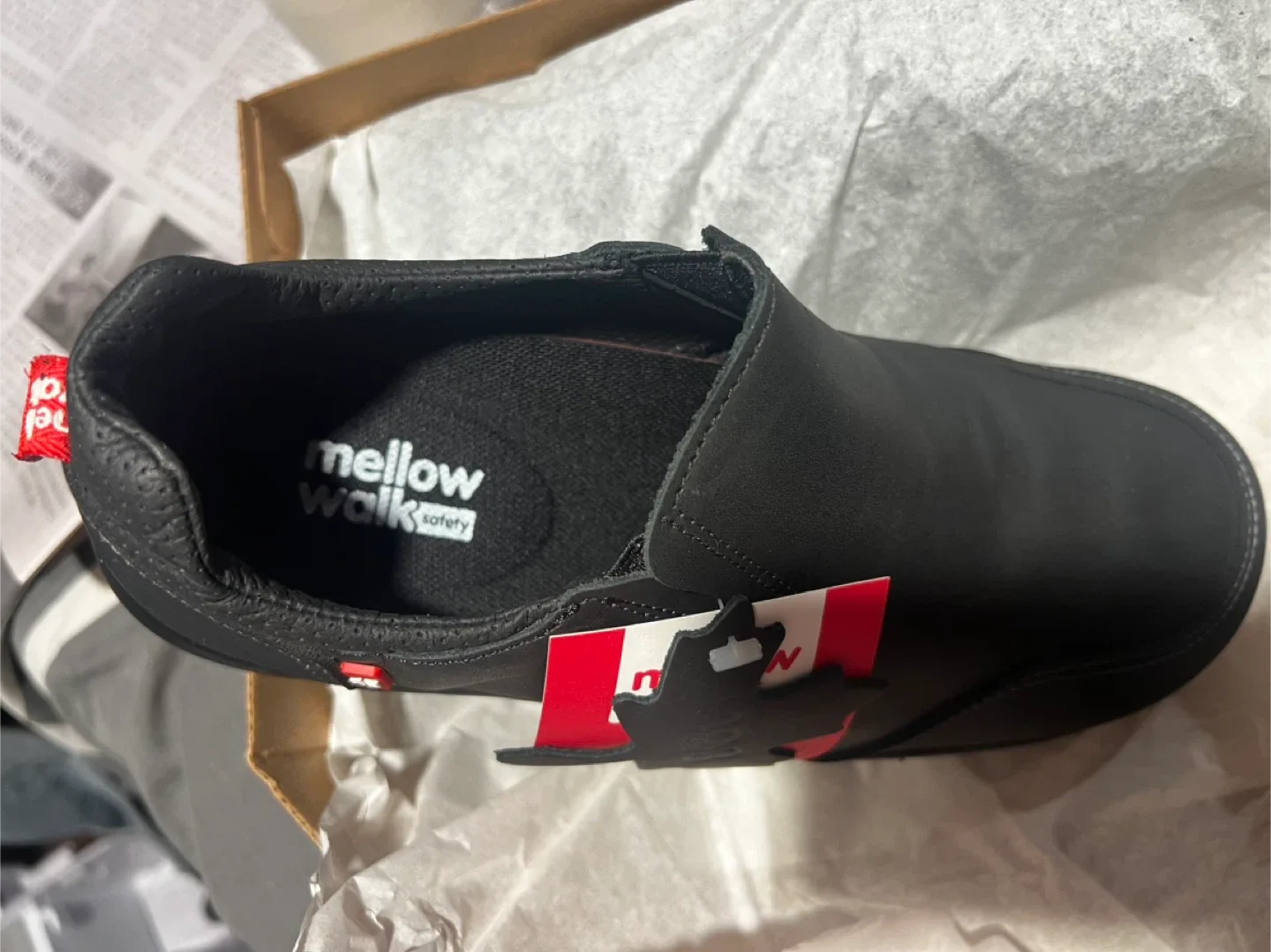 Mellow Walk Safety Shoes - Black image indicator(2)