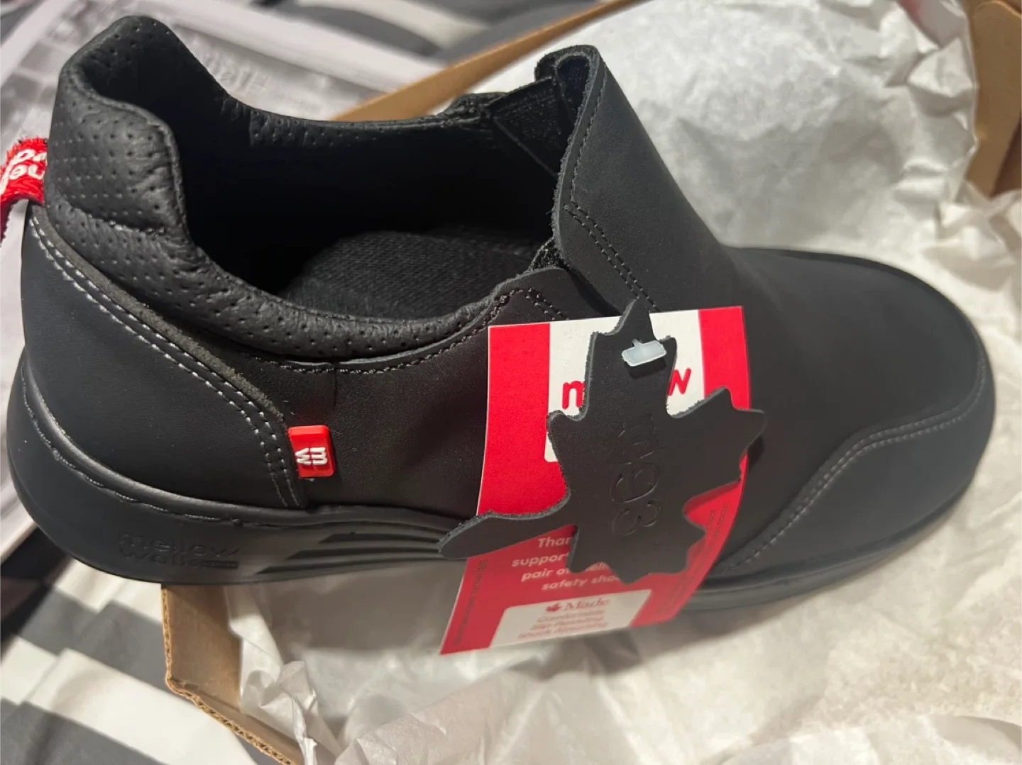Mellow Walk Safety Shoes - Black