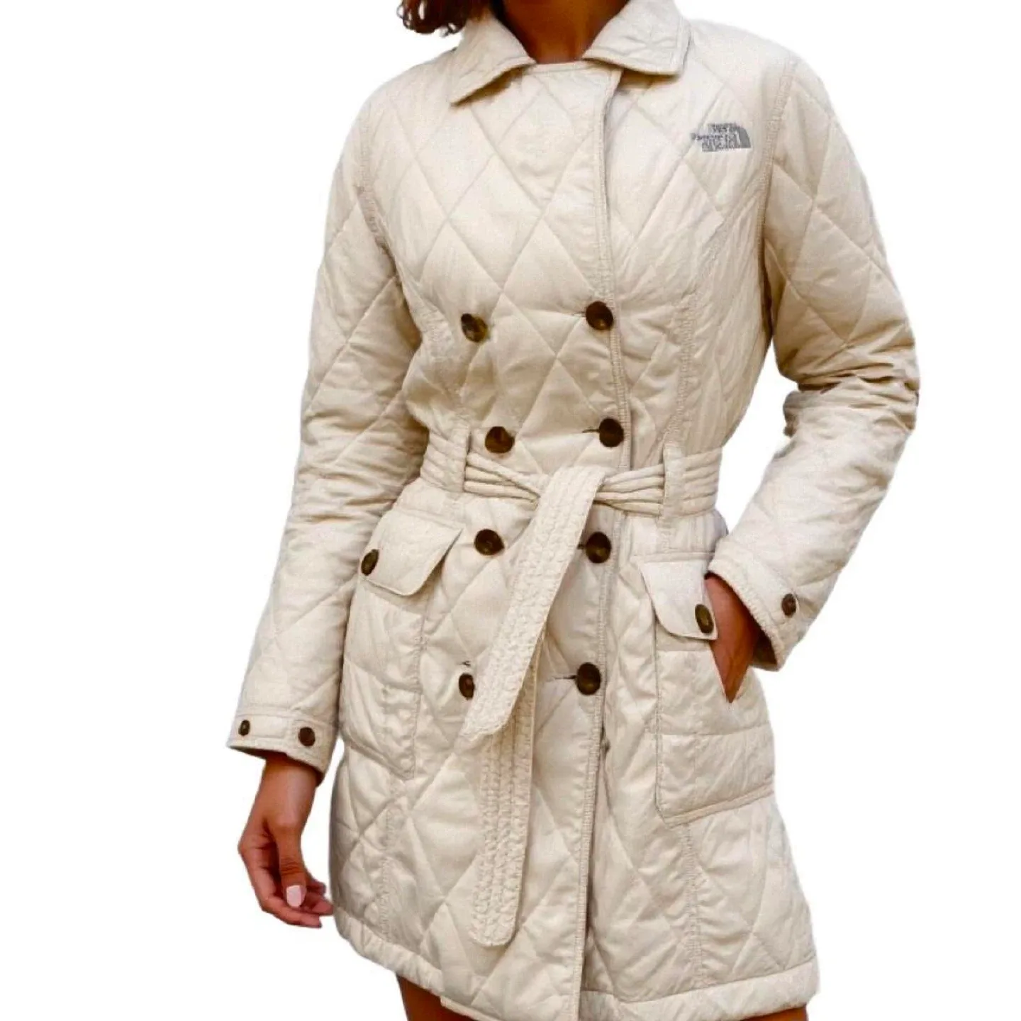 The North Face Quilted Belted Puffer Size Small