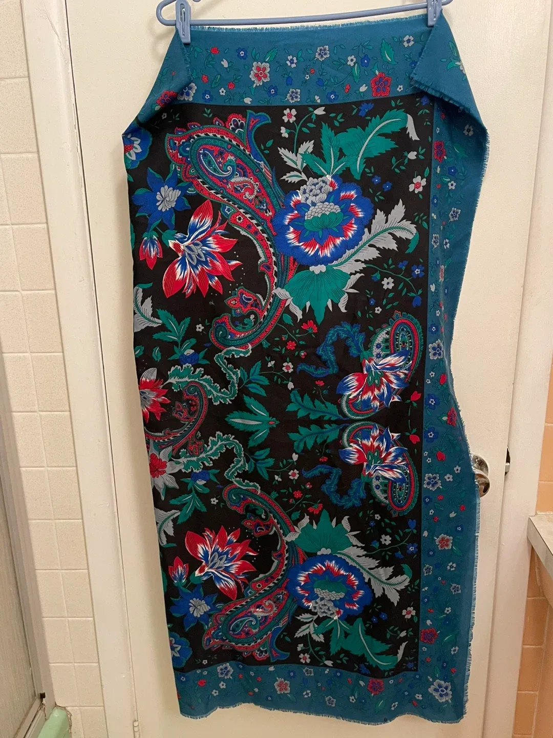 Floral Patterned Pashmina Scarf