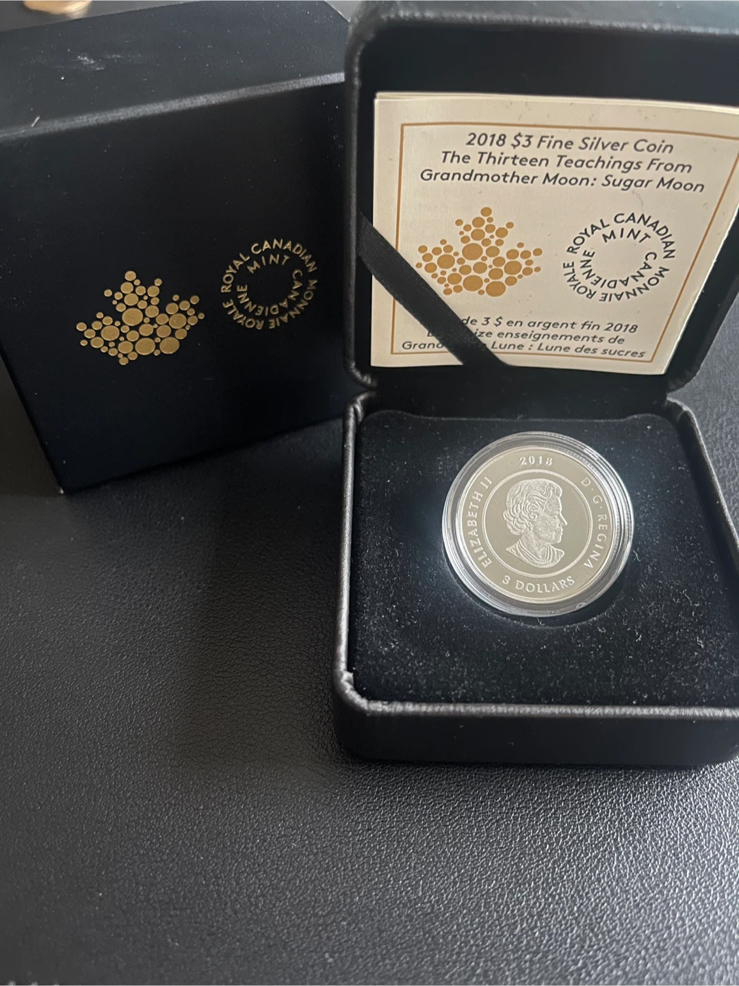 2018 $3 Fine Silver Coin (Sugar Moon) - photo 4