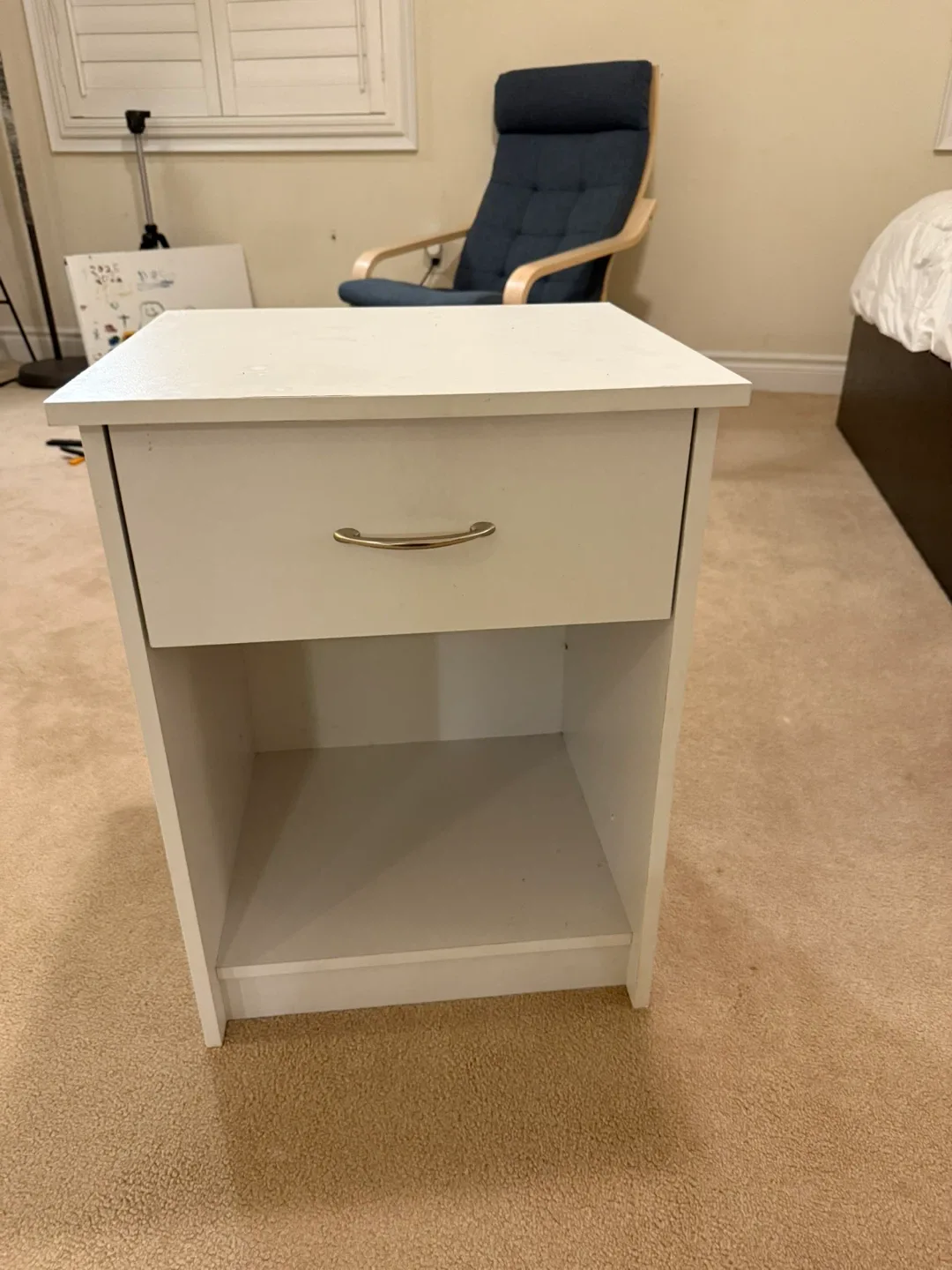 White Bedside Table Nightstand