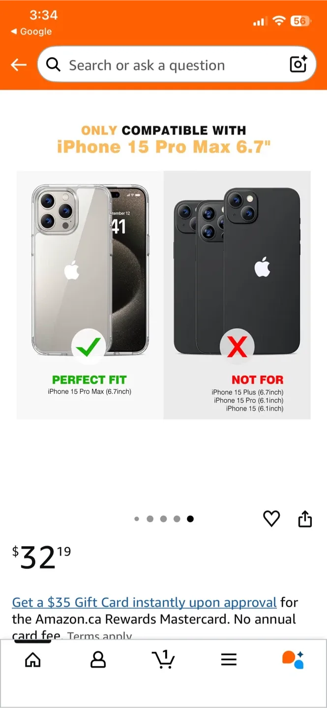 New Diaclara iPhone 15 Pro Max Clear Case image indicator(3)