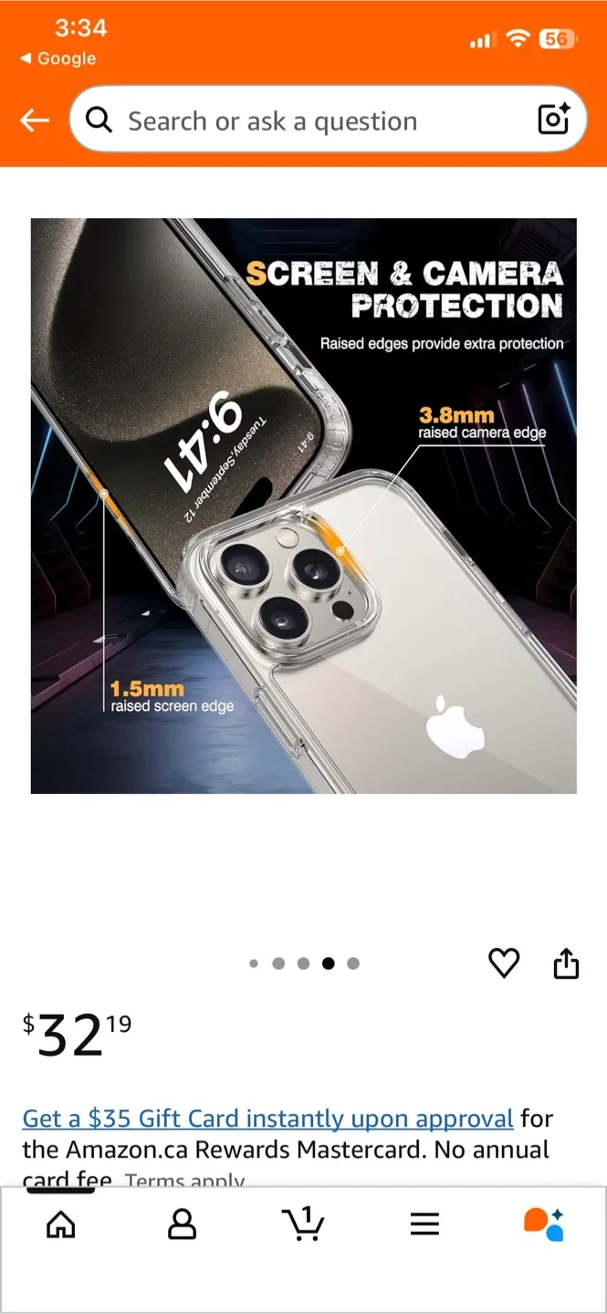 New Diaclara iPhone 15 Pro Max Clear Case