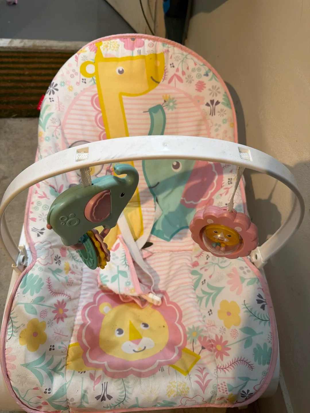 Fisher-Price Baby's Bouncer - Pink Floral