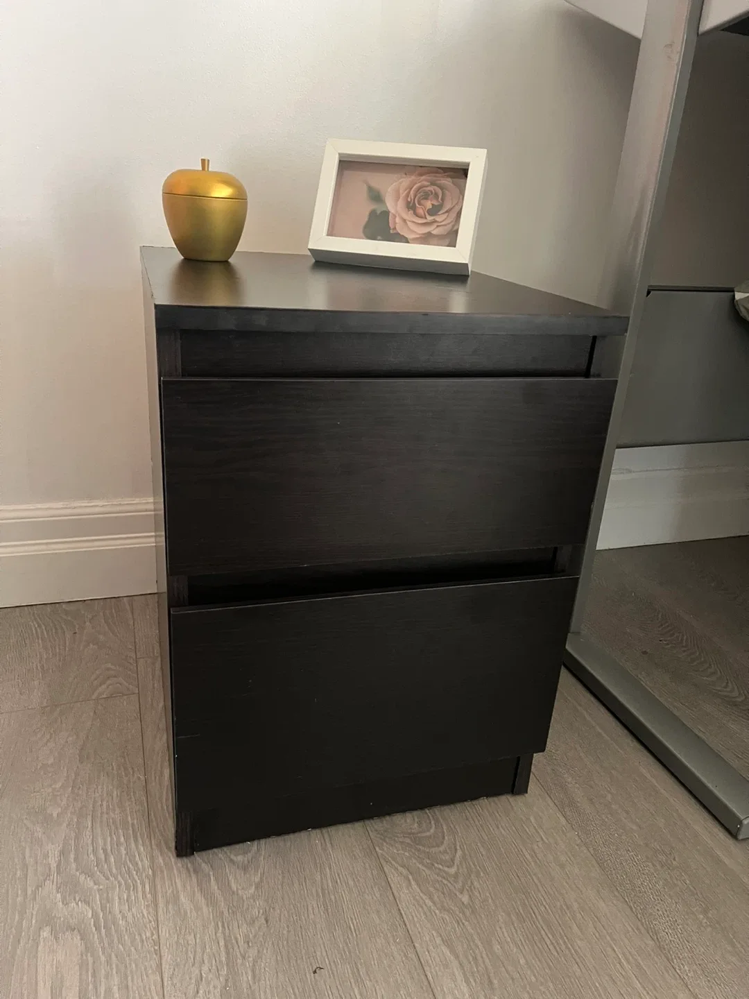 Nightstand with 2 Drawers,delivery available