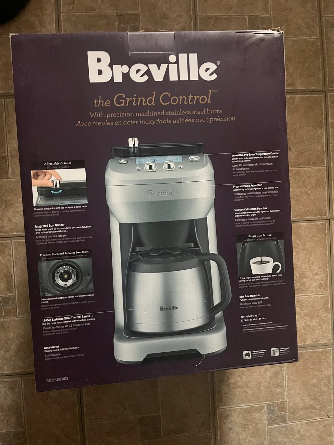 Breville the Grind Control Coffee Maker - New in Box!