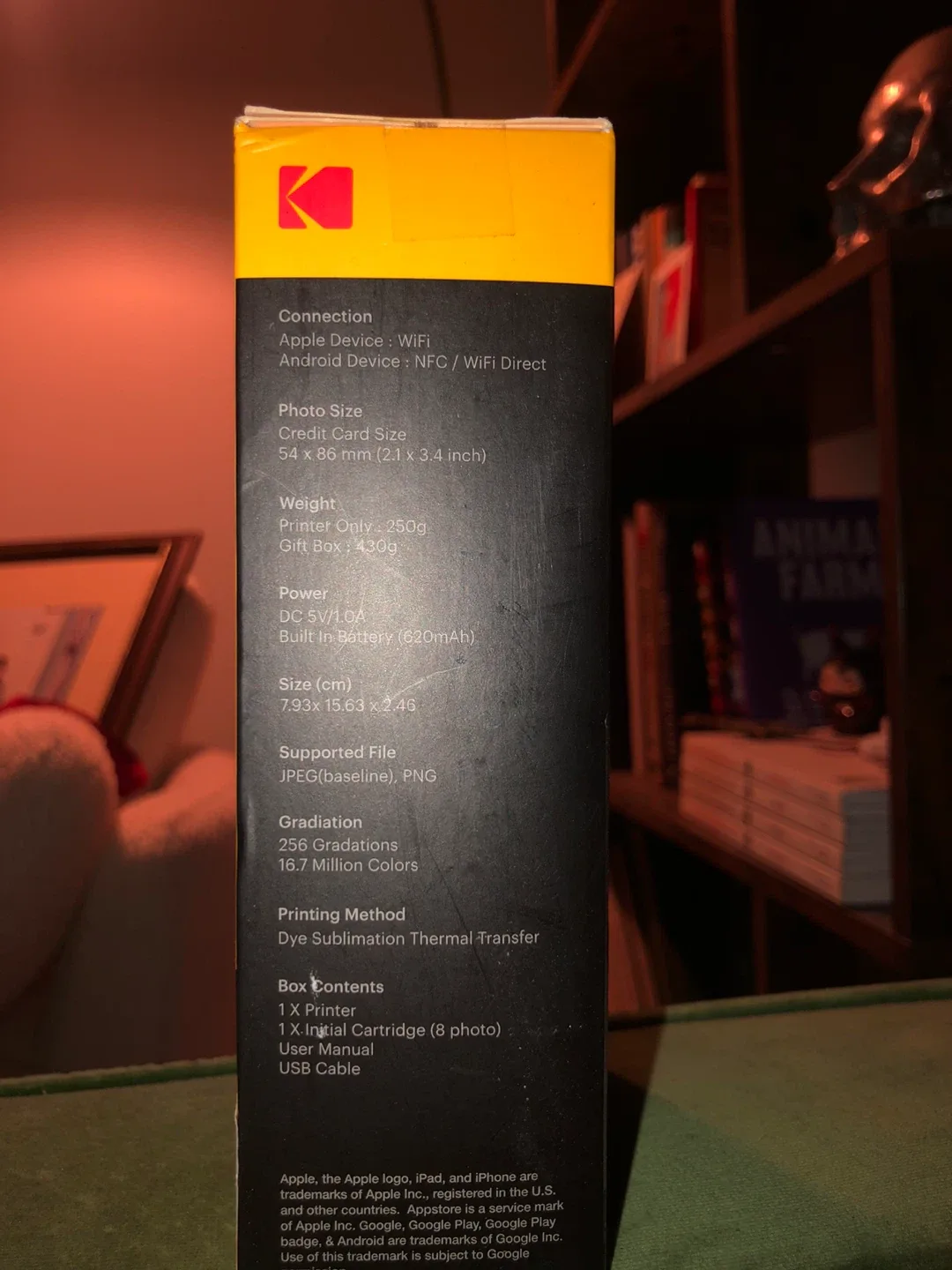 Kodak Photo Printer Mini PM-210 Black + Sticker Cartridge image indicator(2)