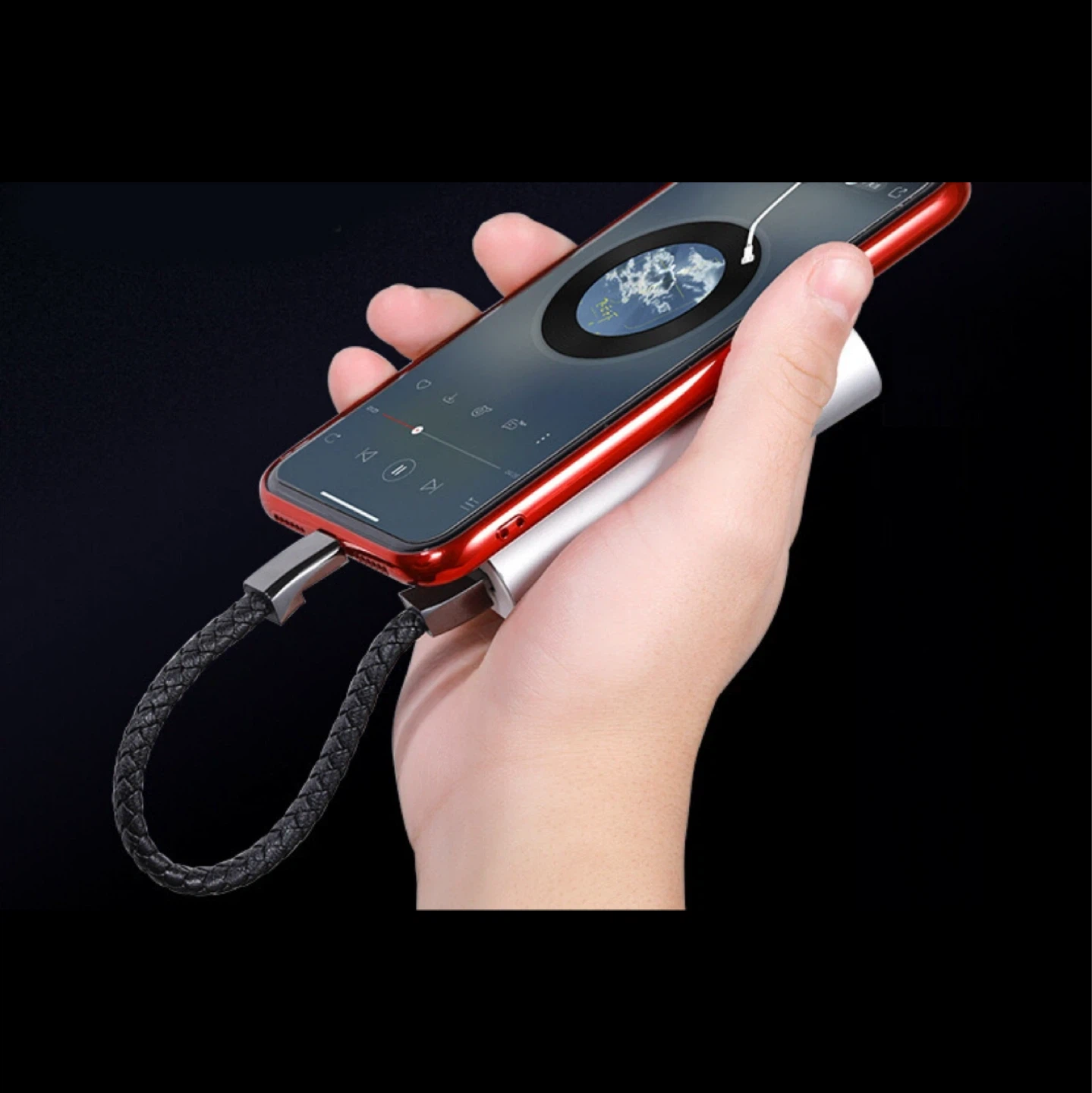 Leather typec to USB Charging Cable bracelet - photo 2