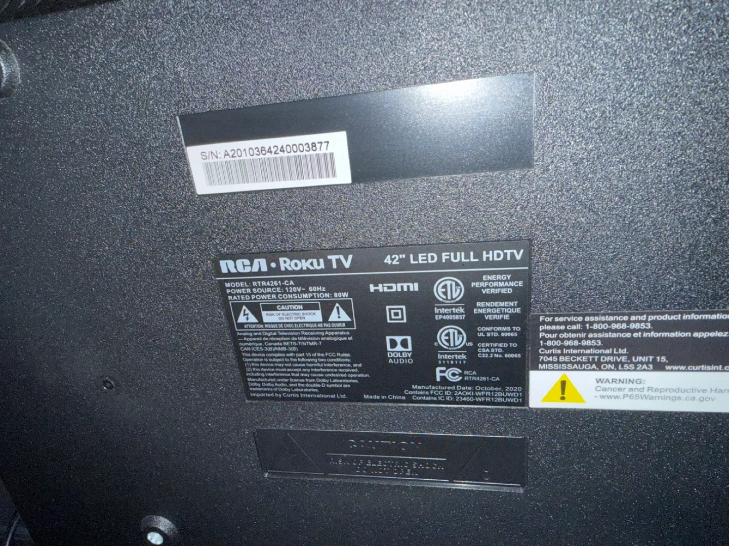 RCA Roku TV 42" LED Full HD image indicator(2)