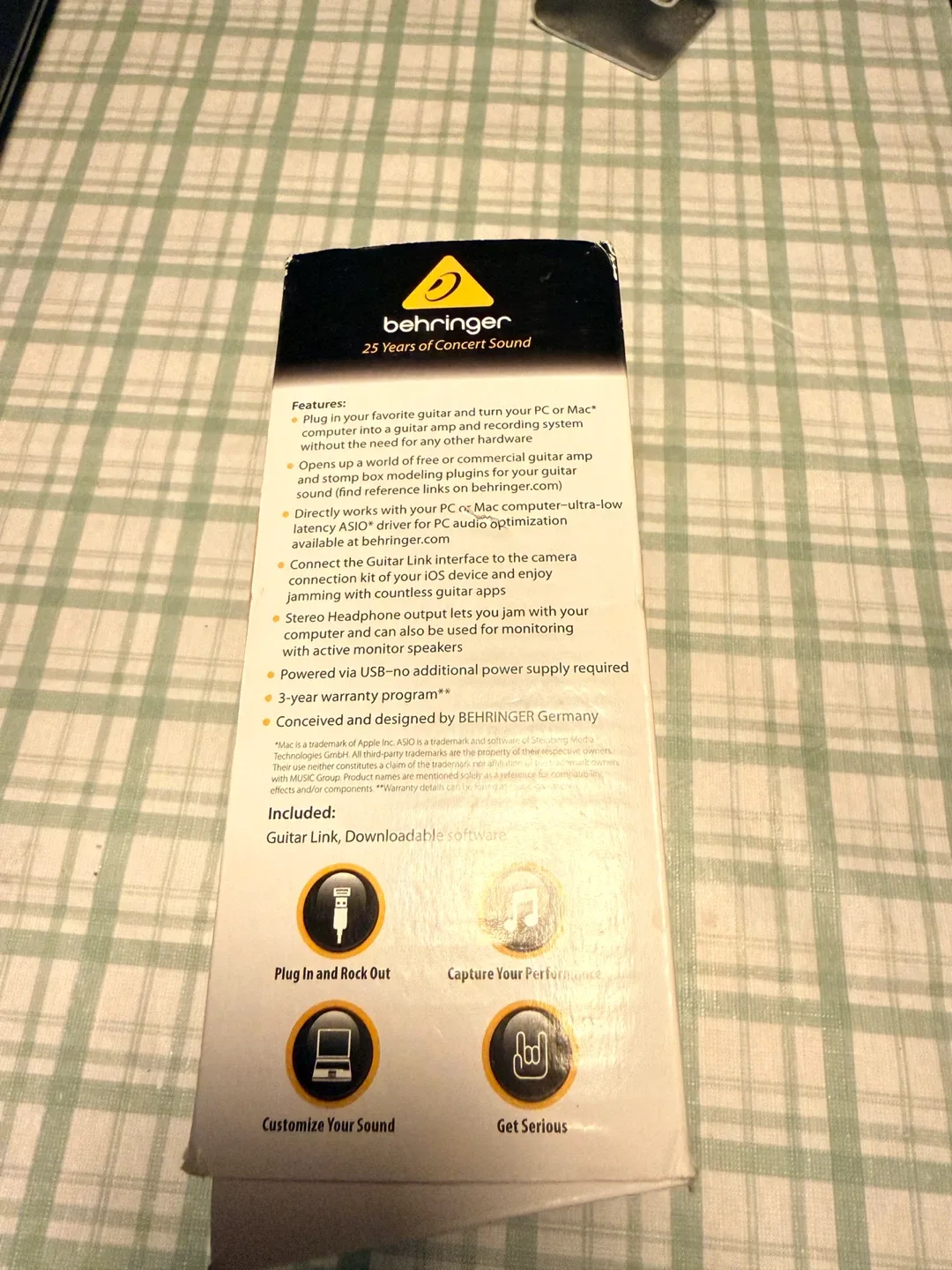 Behringer Guitar Link UCG102 USB Interface image indicator(2)