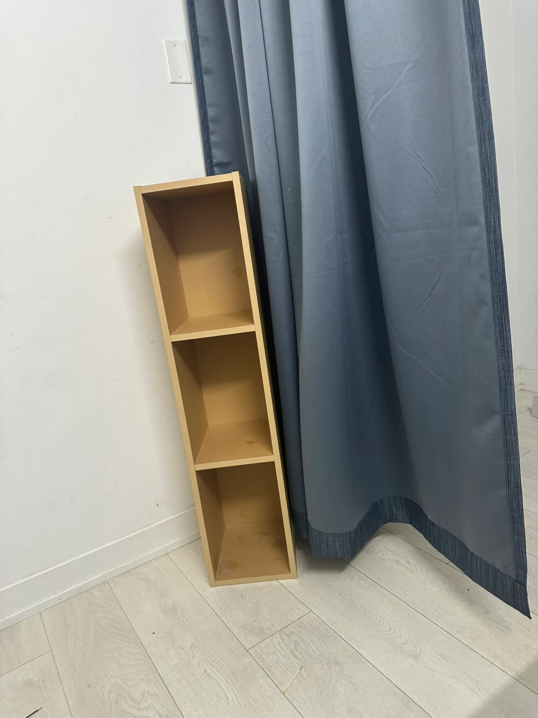 Wooden 3-Shelf Bookcase
