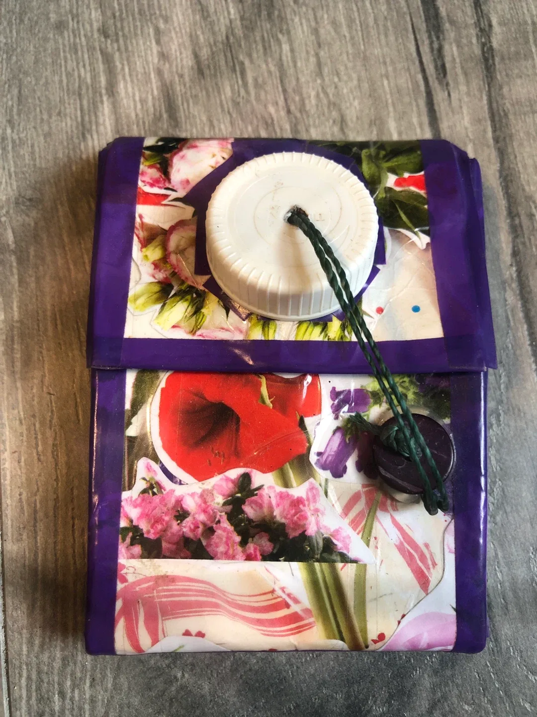 Brazillian Upcycled card pouch