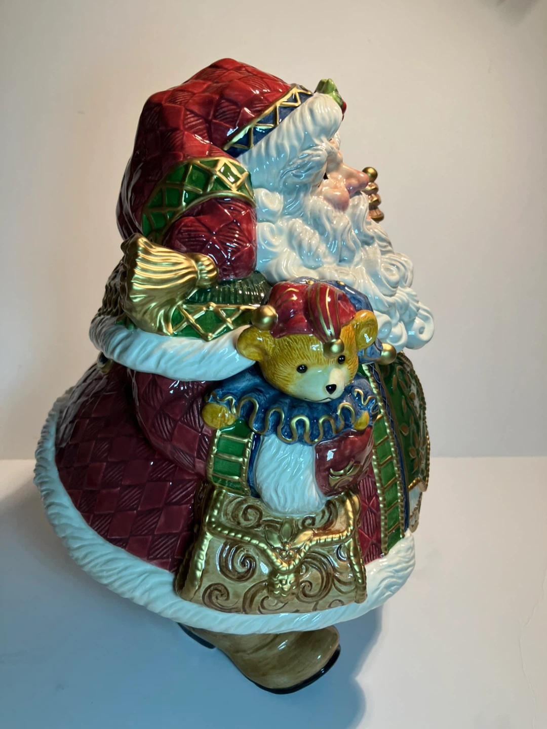 Fitz and Floyd Classics Santa Cookie Jar - photo 3