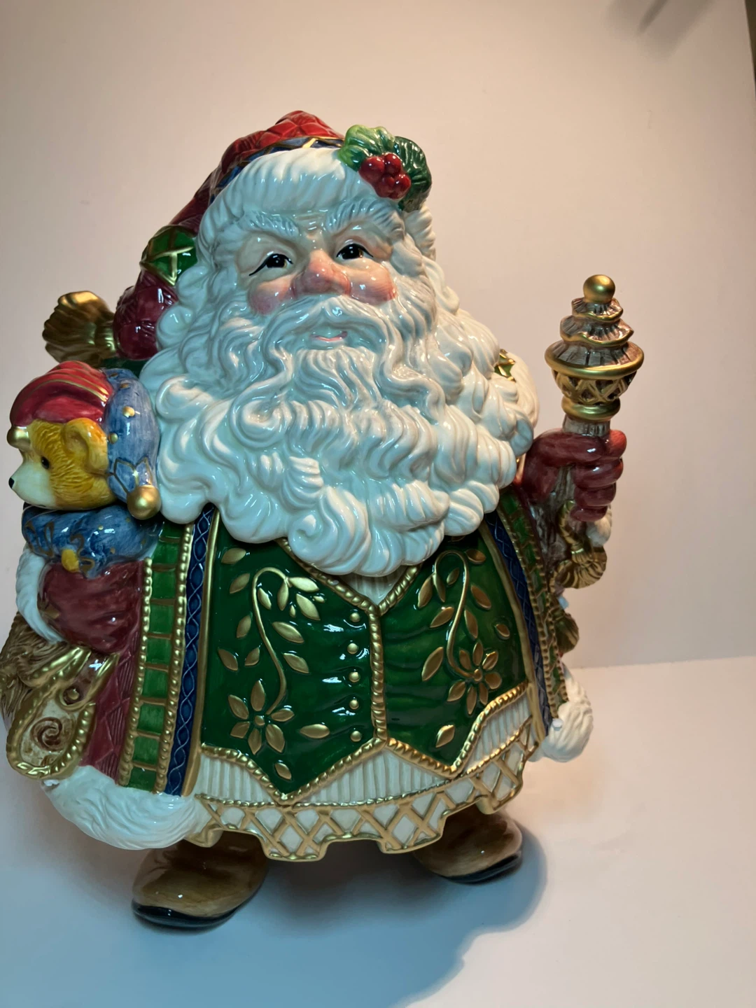 Fitz and Floyd Classics Santa Cookie Jar