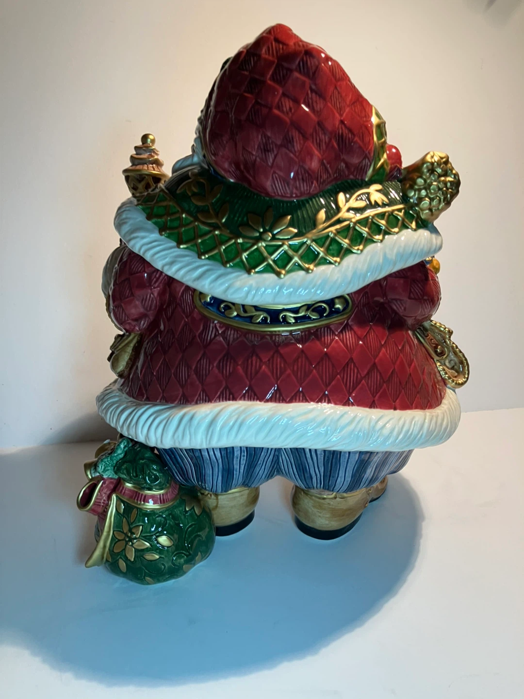 Fitz and Floyd Classics Santa Cookie Jar - photo 5