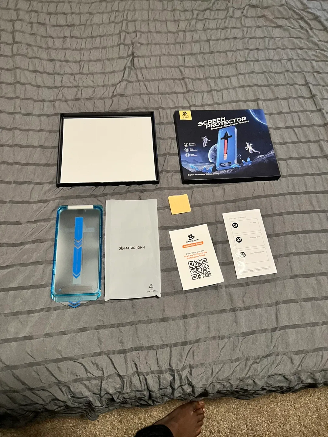 New Magic John Tempered Glass Screen Protector for IP6/7 image indicator(5)