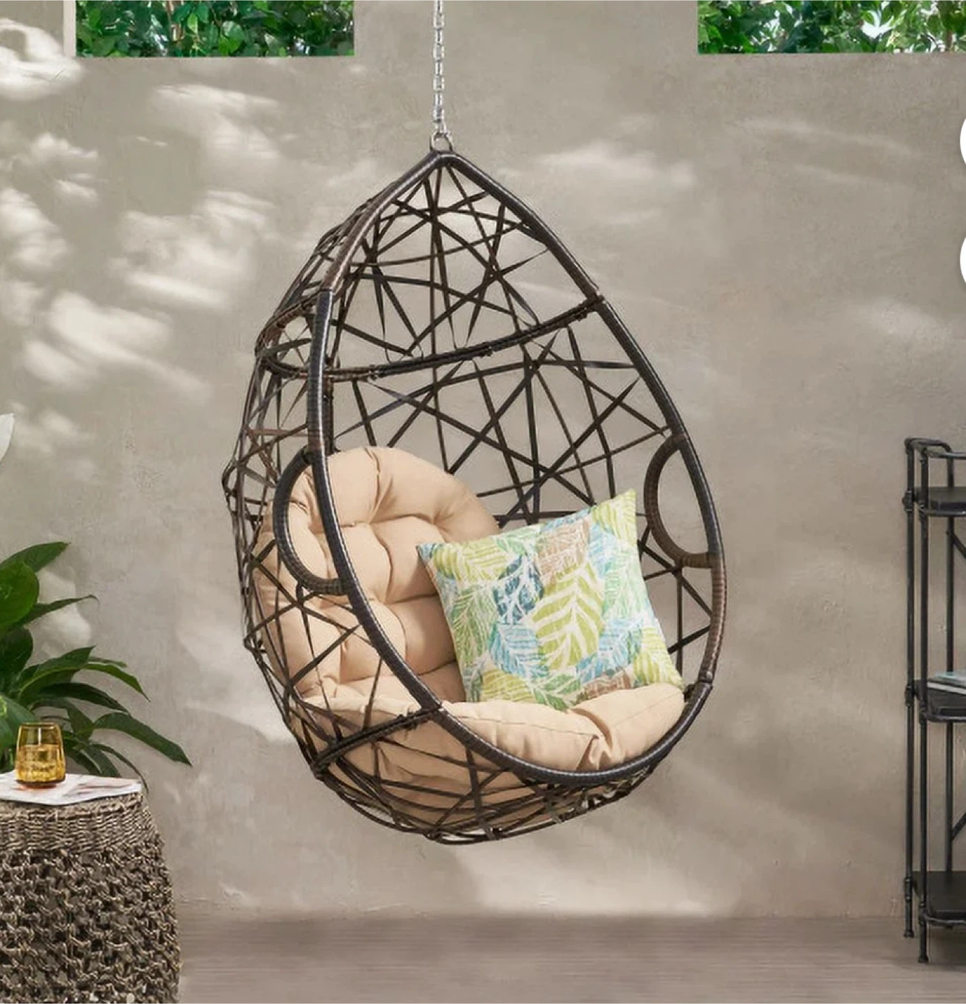 Christopher Knight Home Hanging Egg Chair - photo 3