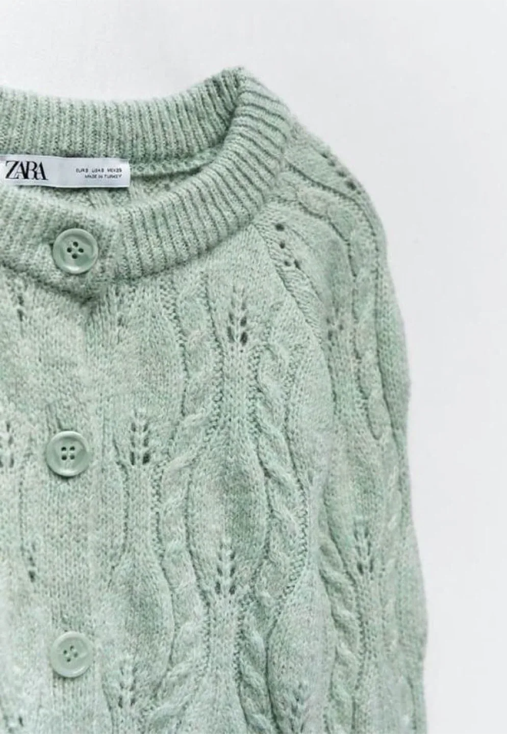 New Zara Knit Cardigan - Size Small image indicator(3)