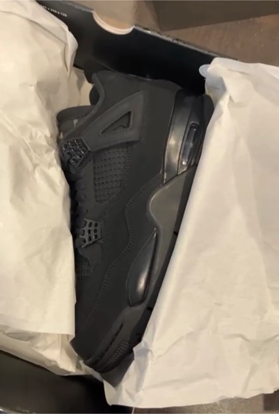 NEW Nike Air Jordan 4 Retro Black Cat 2025 Size 11 - photo 2