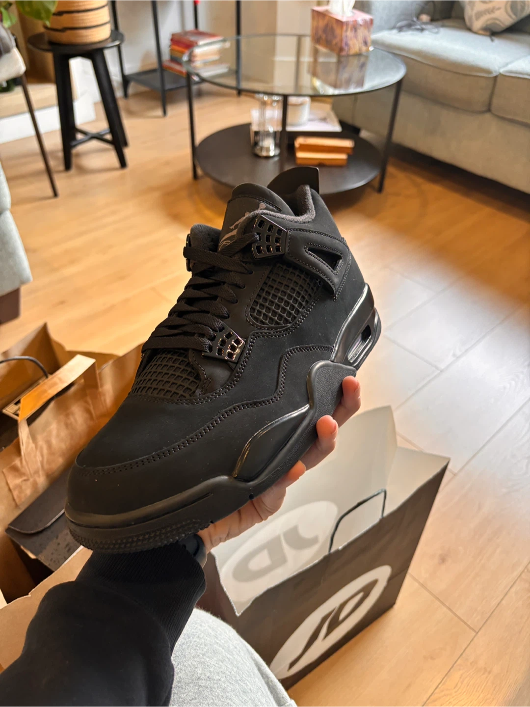 NEW Nike Air Jordan 4 Retro Black Cat 2025 Size 11