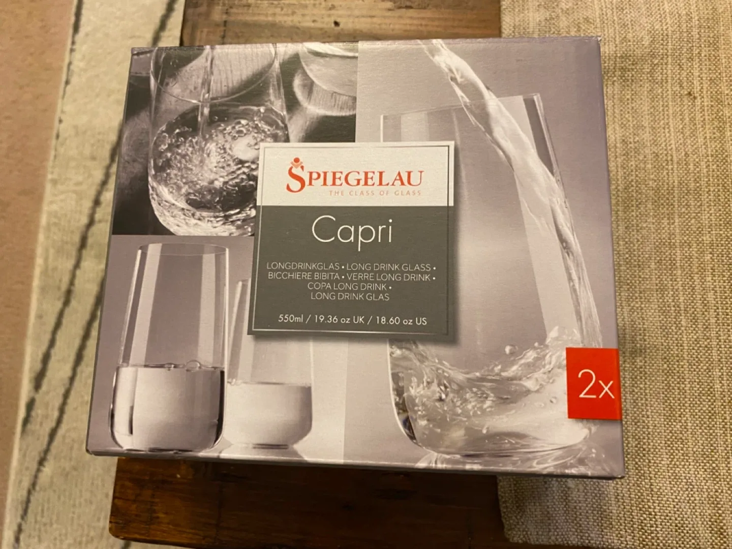 Spiegelau Capri Long Drink Glasses (2x)