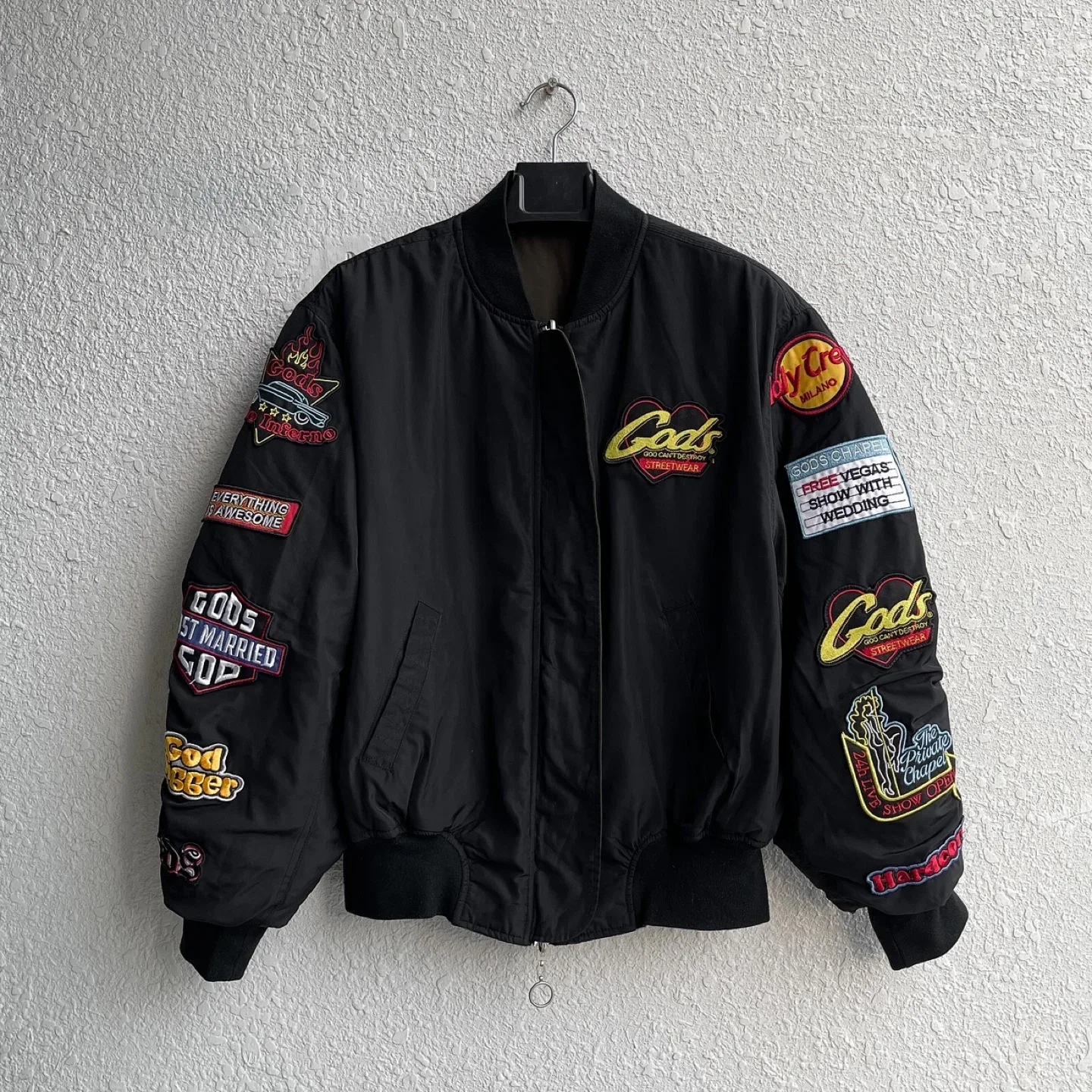 Two-sided wearable pilots style bomber jacket image indicator(4)