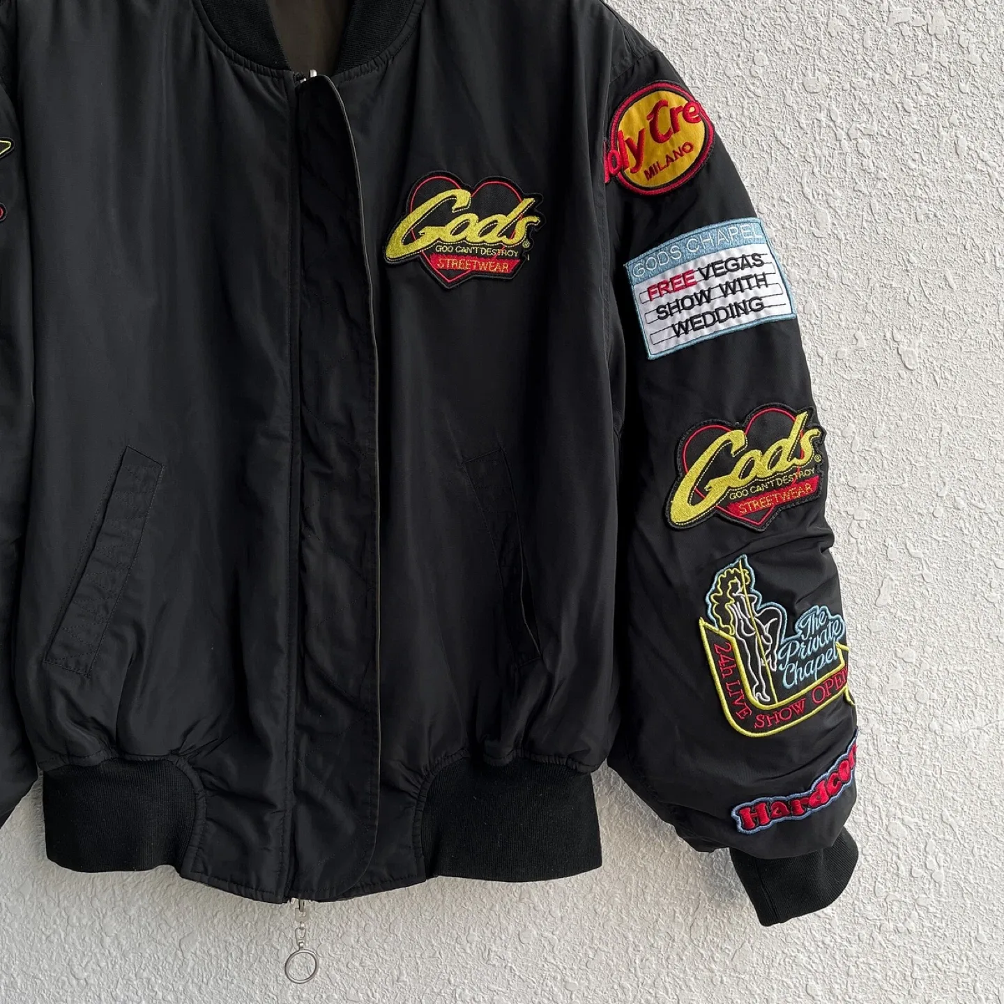 Two-sided wearable pilots style bomber jacket image indicator(6)