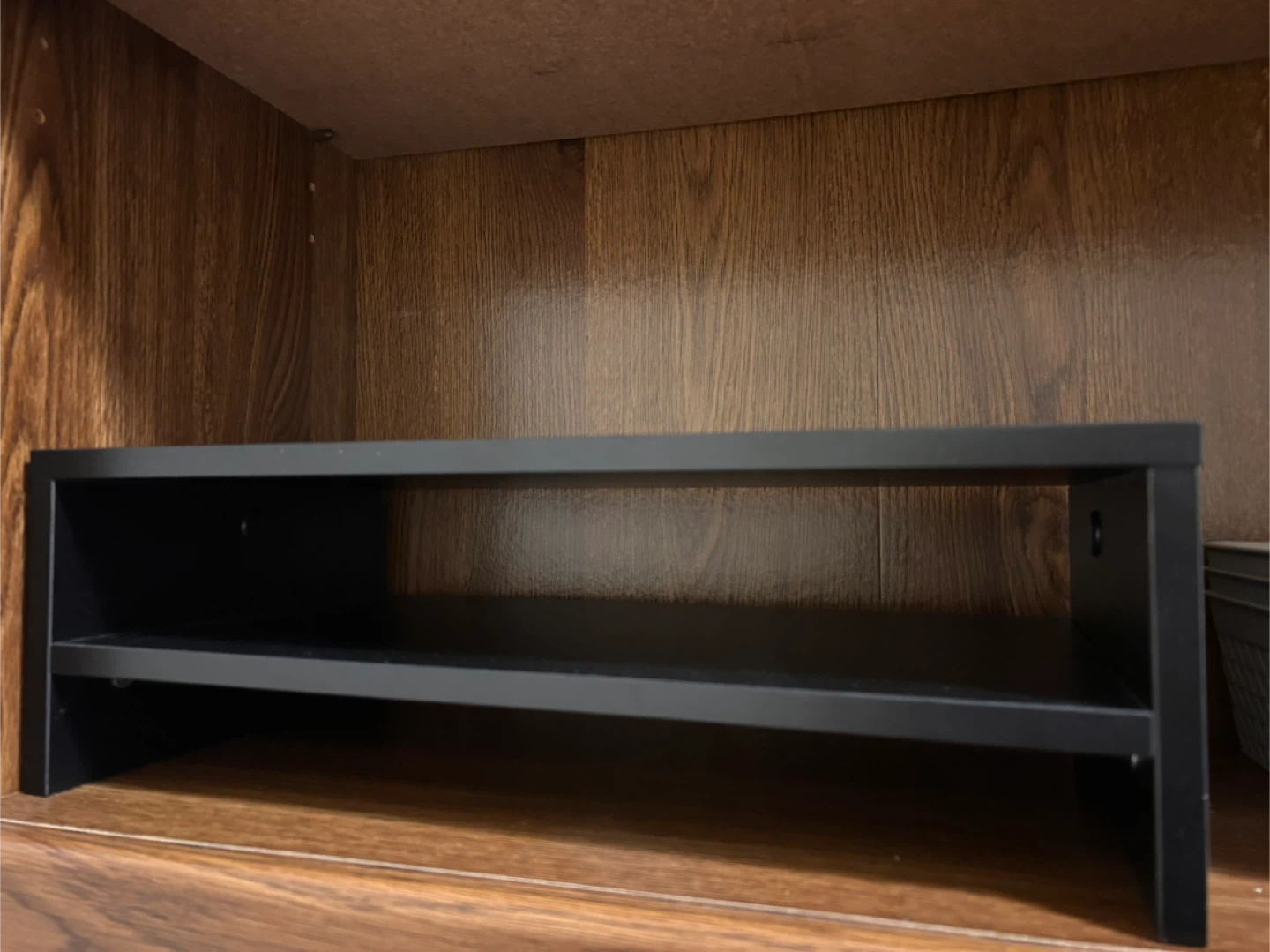 Black Monitor Stand Riser