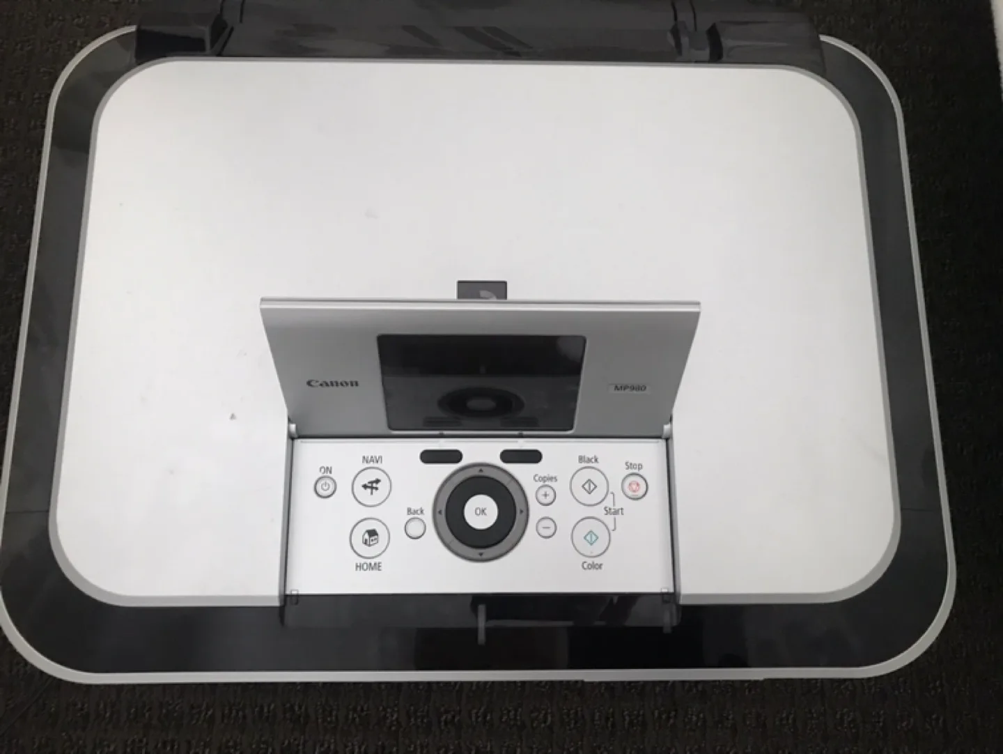 Canon PIXMA MP980 Printer image indicator(2)