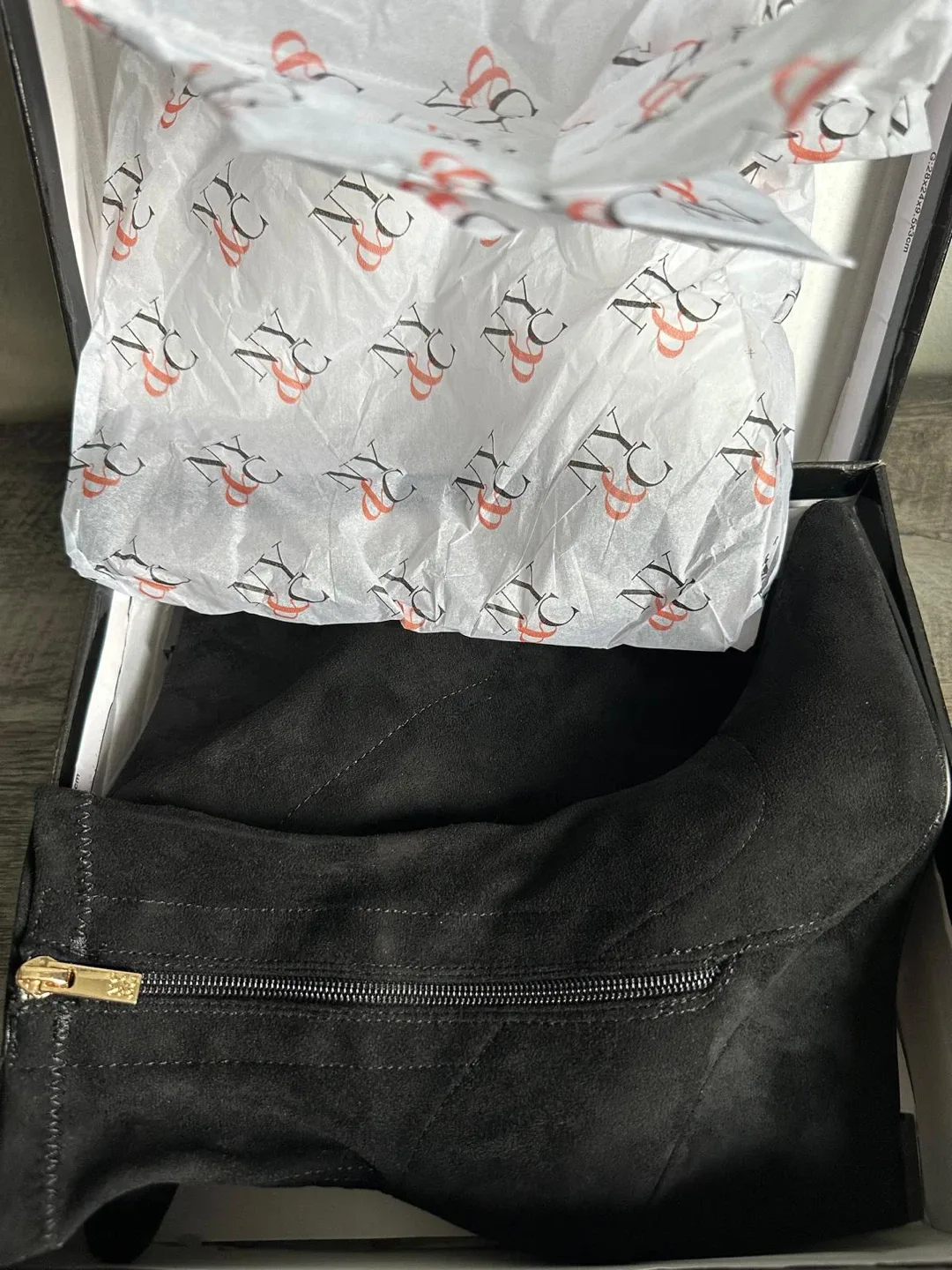 NY&C Odette Black Ankle Boots - Size 6 image indicator(2)