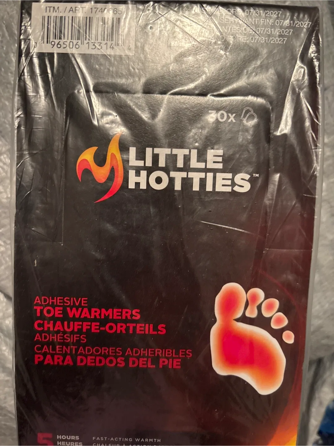 Little Hotties Adhesive Toe Warmers - 30 Pairs
