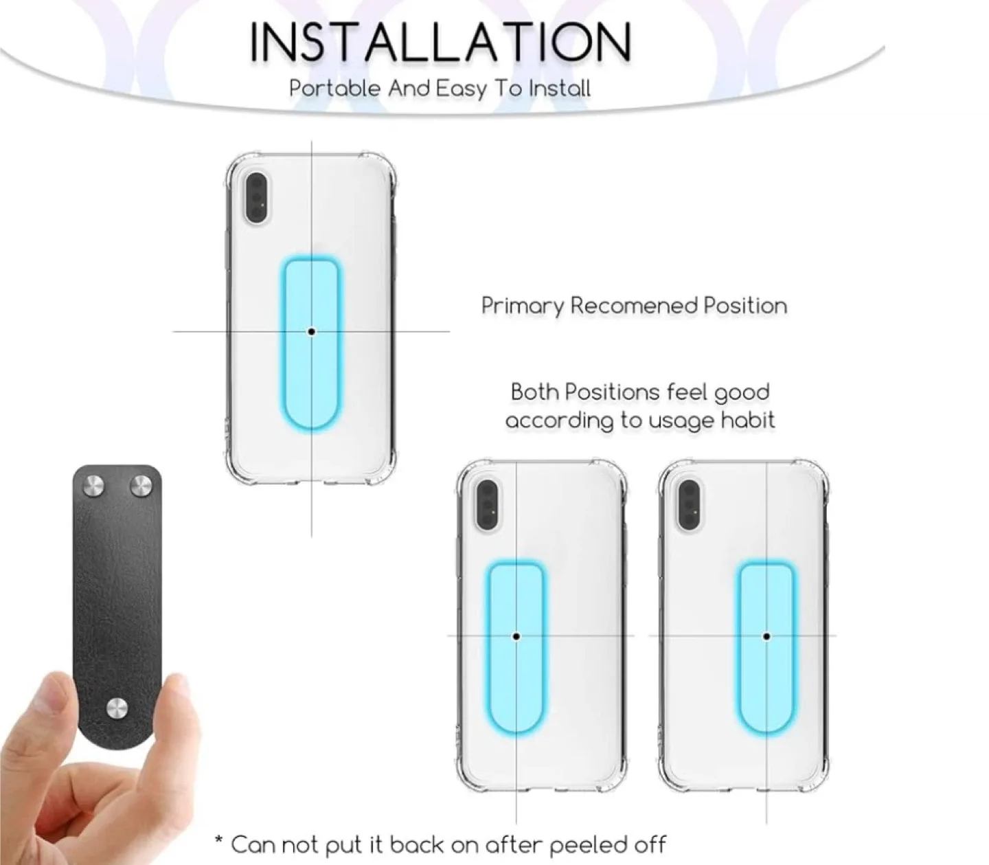 TOQMCI Phone Grip & Stand - Multi-Functional image indicator(8)