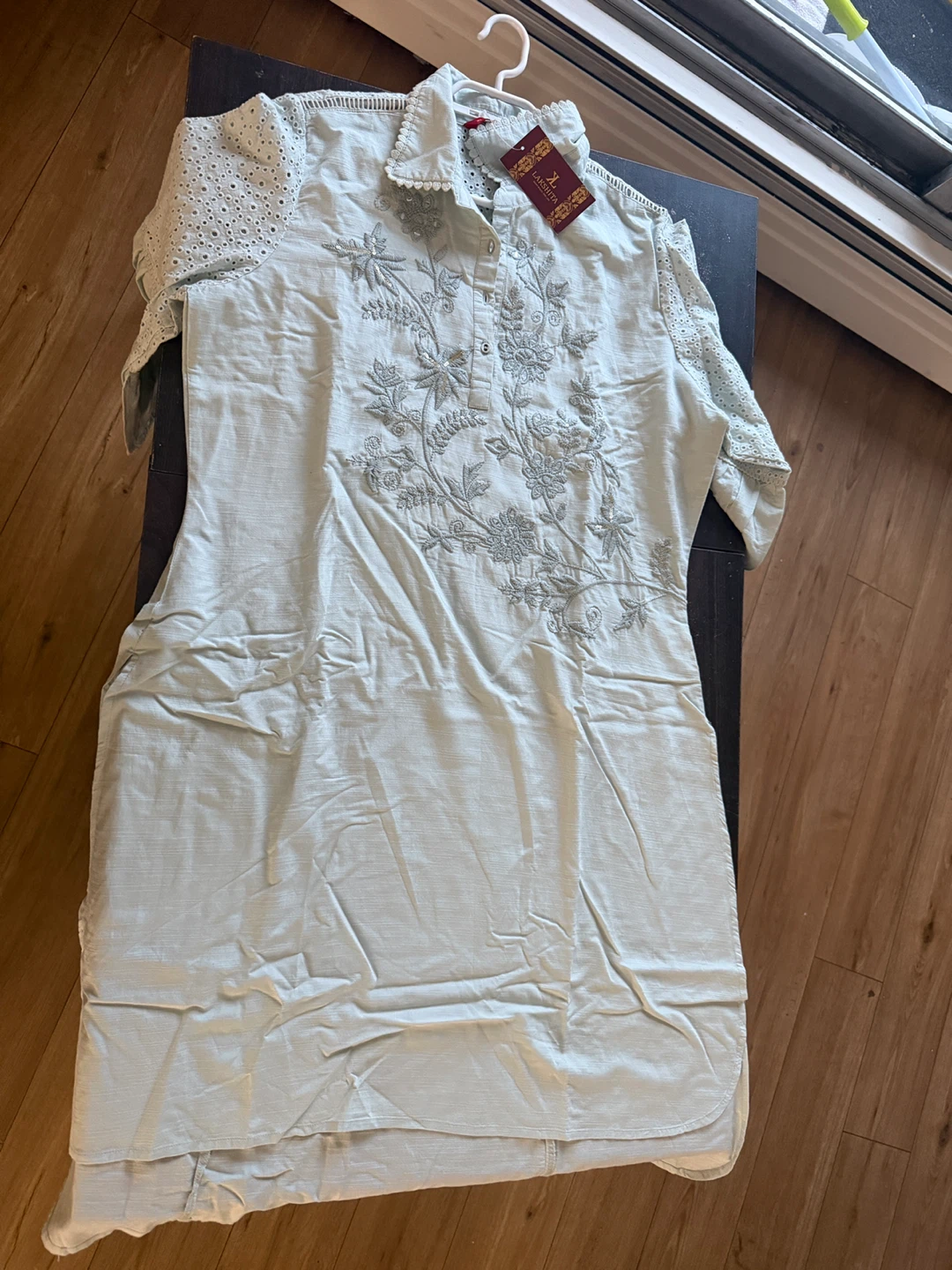 Embroidered Tunic Top - Size XL