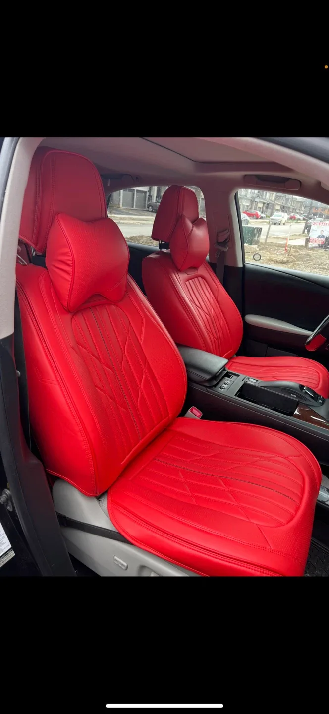 New Premium Full Leader Car Seat Covers Sedan SUVs Pickup Truck image indicator(6)