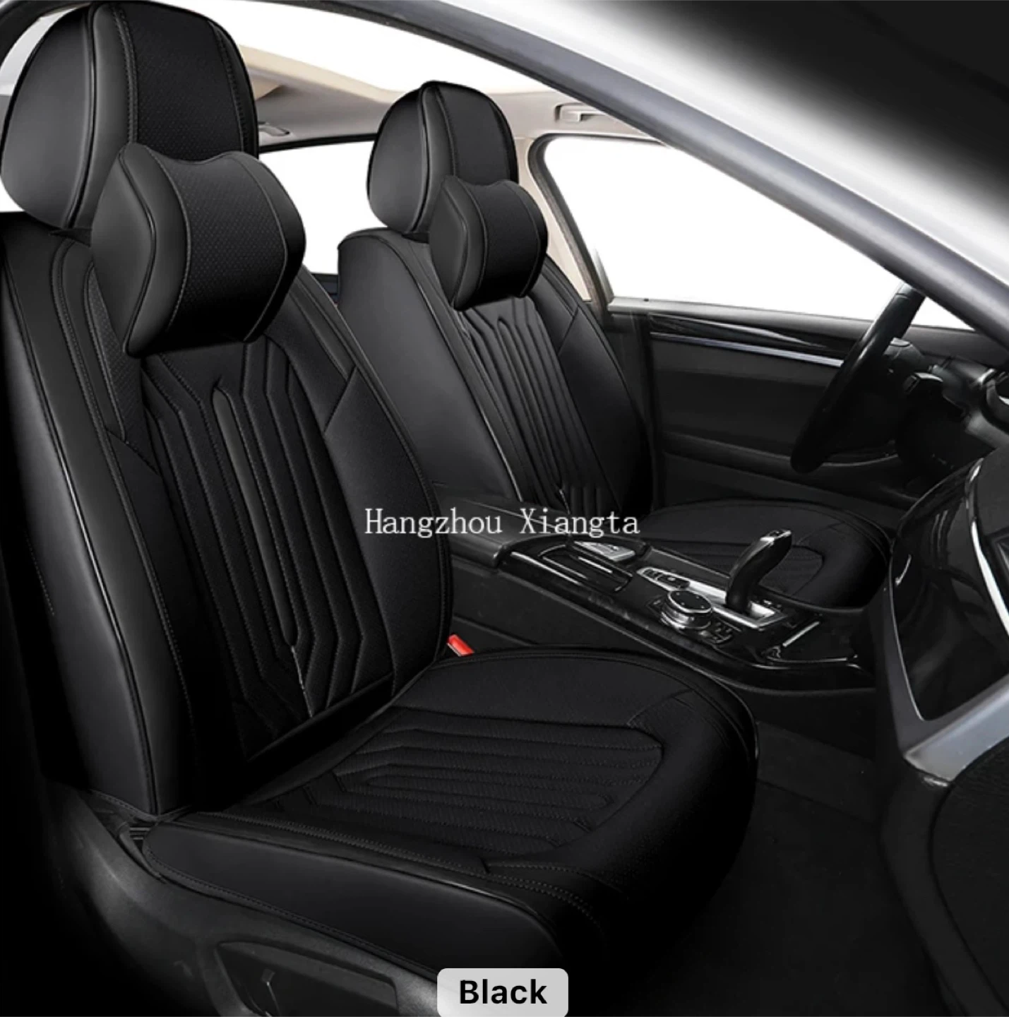 New Premium Full Leader Car Seat Covers Sedan SUVs Pickup Truck - photo 4