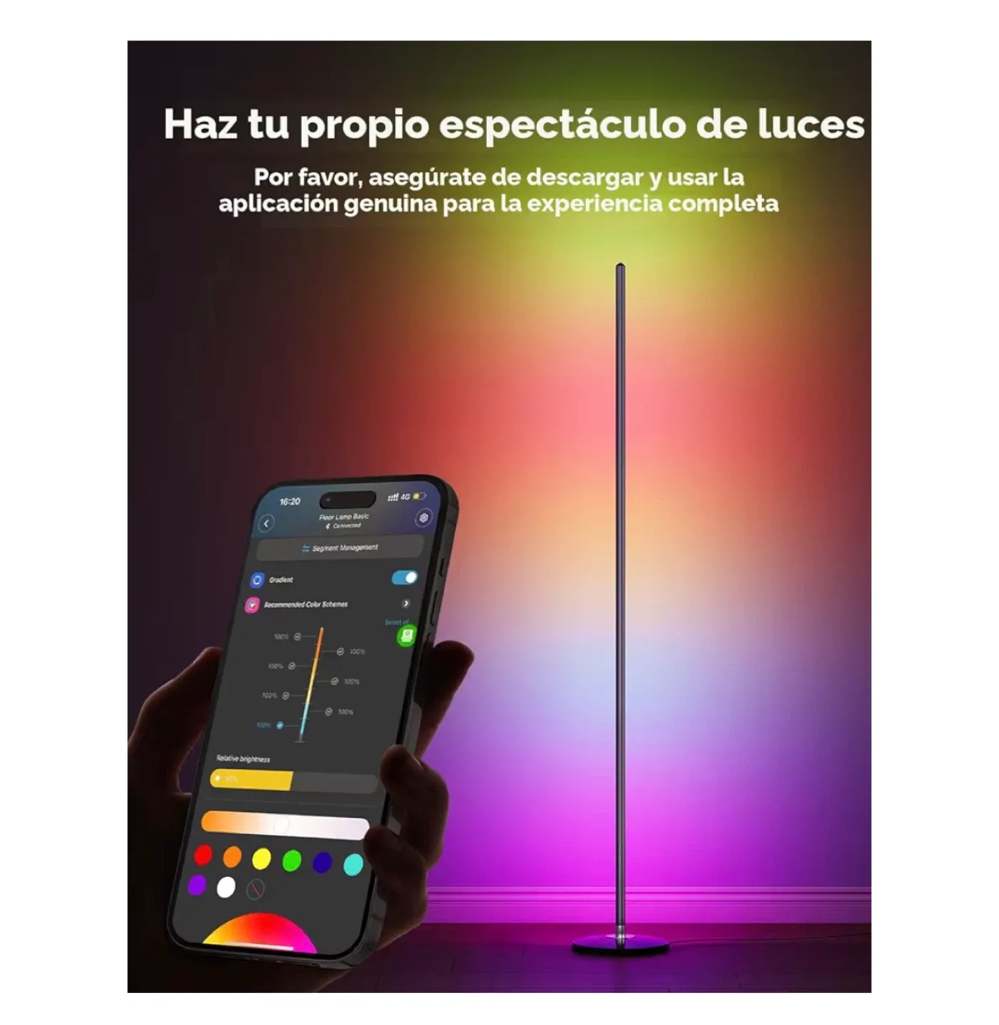 Govee Floor Lamp Basic - RGBIC Corner Lighting