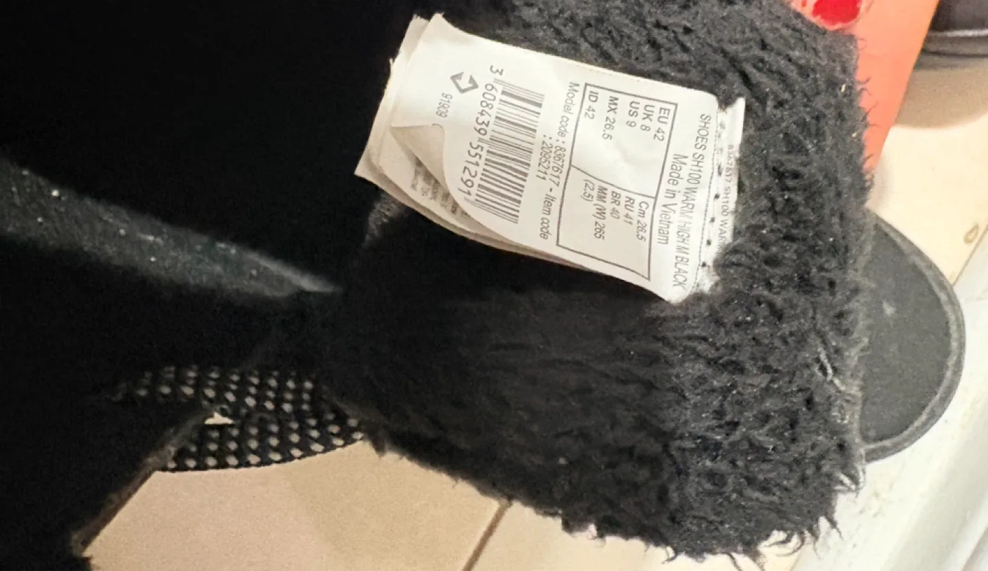 Quechua Black Winter Boots - Size 42 image indicator(3)