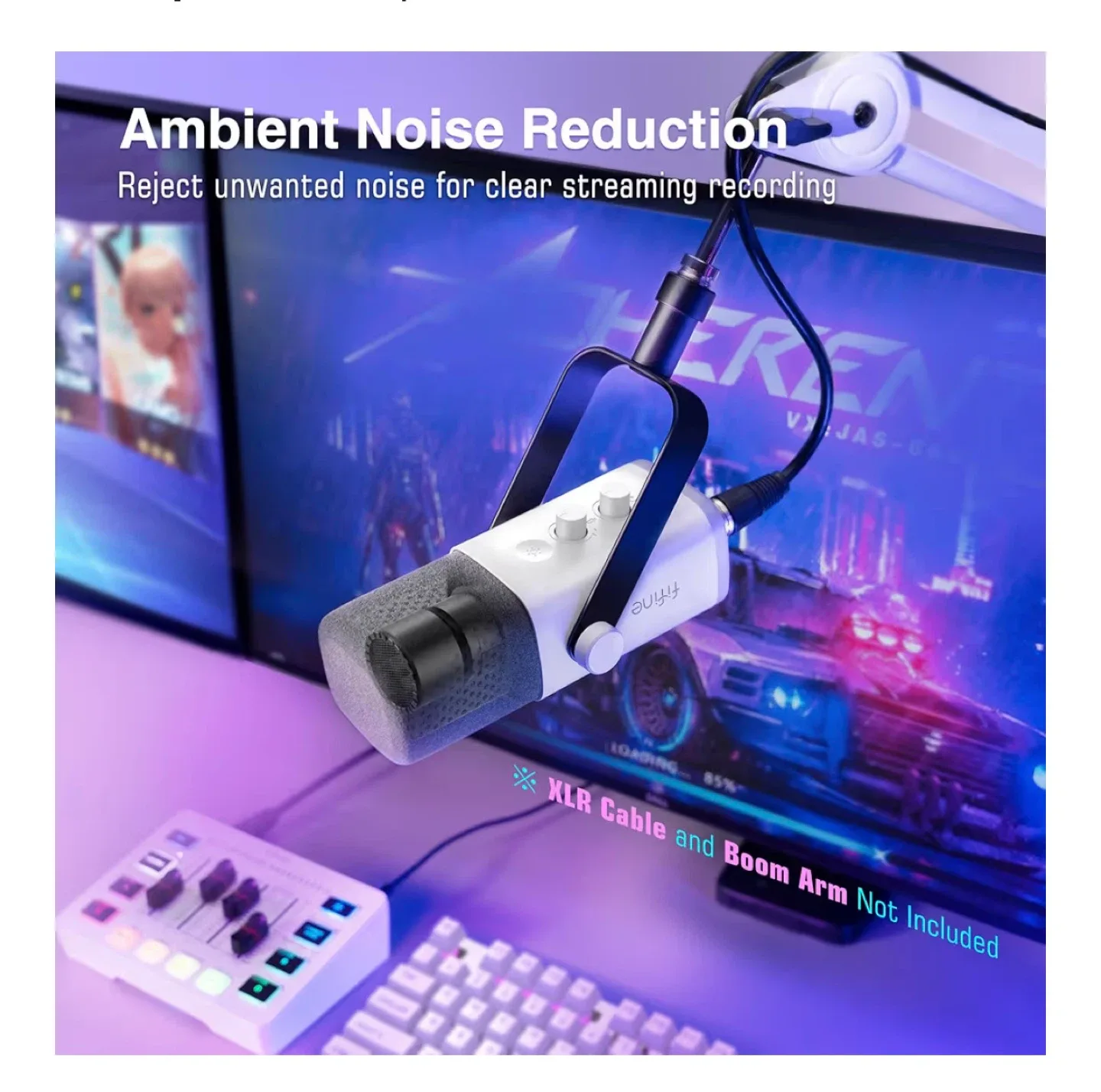 Fifine AS Version.25-V10 Dynamic Microphone - New image indicator(4)