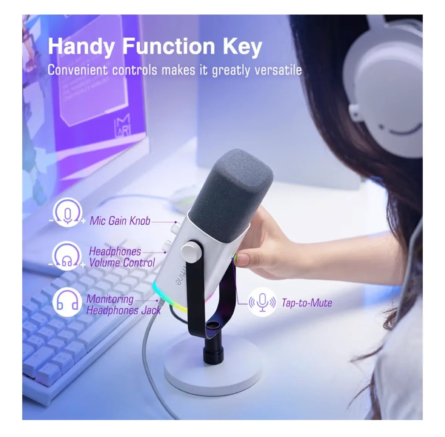 Fifine AS Version.25-V10 Dynamic Microphone - New image indicator(7)