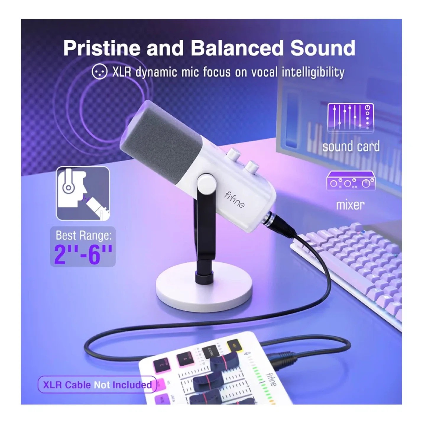 Fifine AS Version.25-V10 Dynamic Microphone - New image indicator(8)